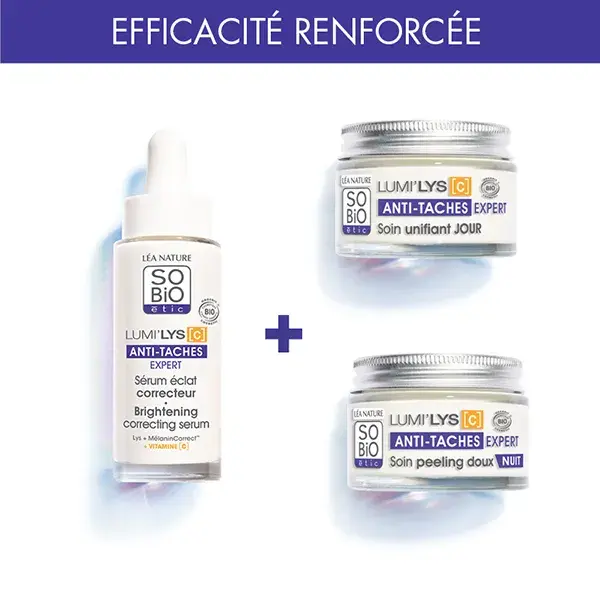 Léa Nature SO BiO étic Lumilys C Sérum Corretor de Luminosidade Anti-Manchas Escuras 30ml
