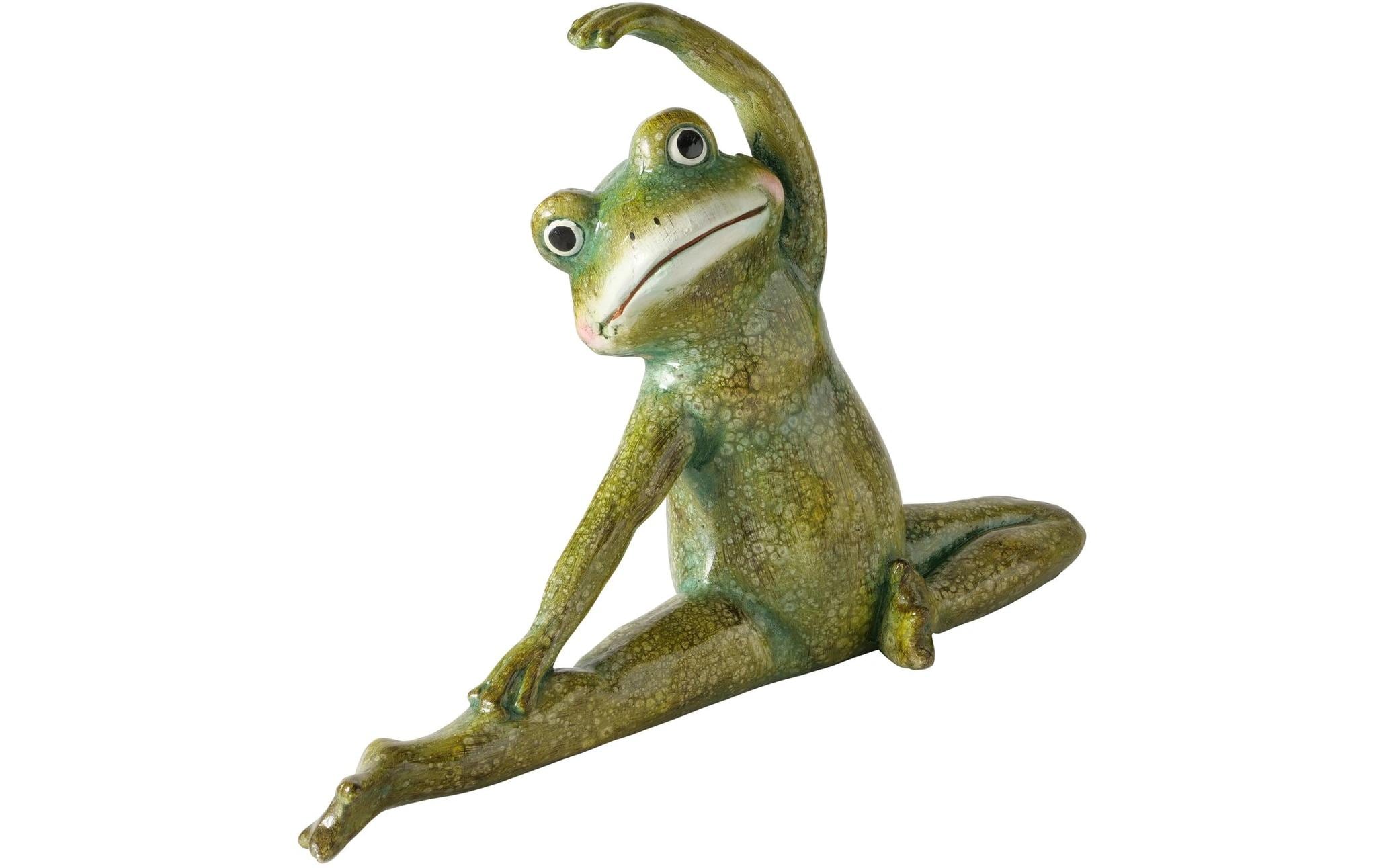 Dekofigur Yoga Frosch 35 cmFrosch Deko
