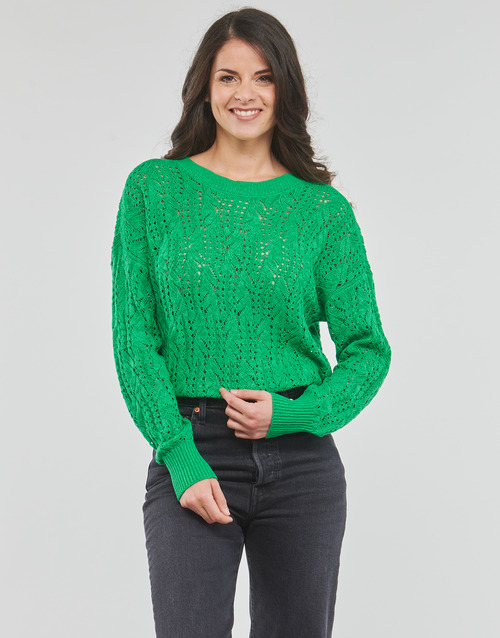 Vero Moda - VMVERENA LS OPEN BOW BACK PULLOVER BOO - Vert