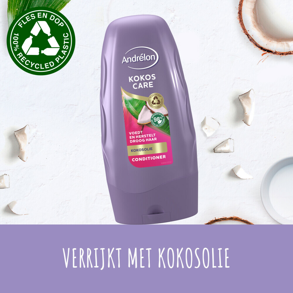 6x Andrelon Conditioner Kokos Care250 ml