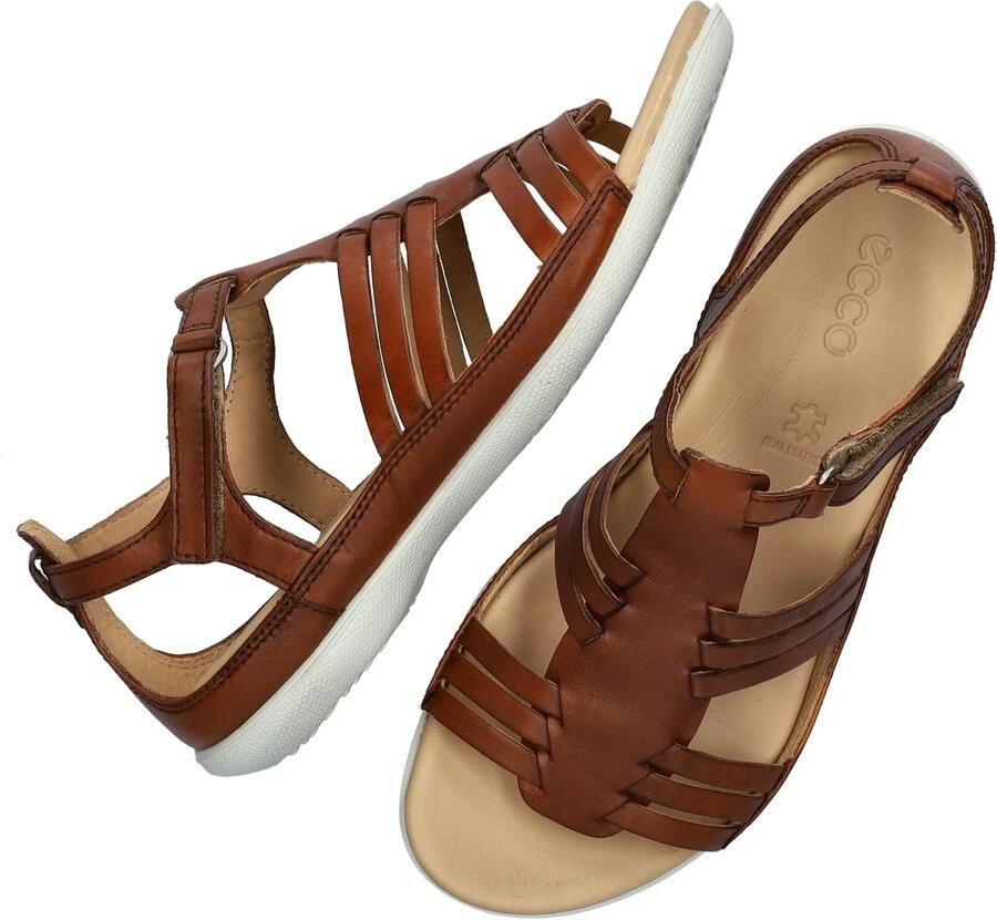 ECCO art. 244233 01644 cognac dames sandaal
