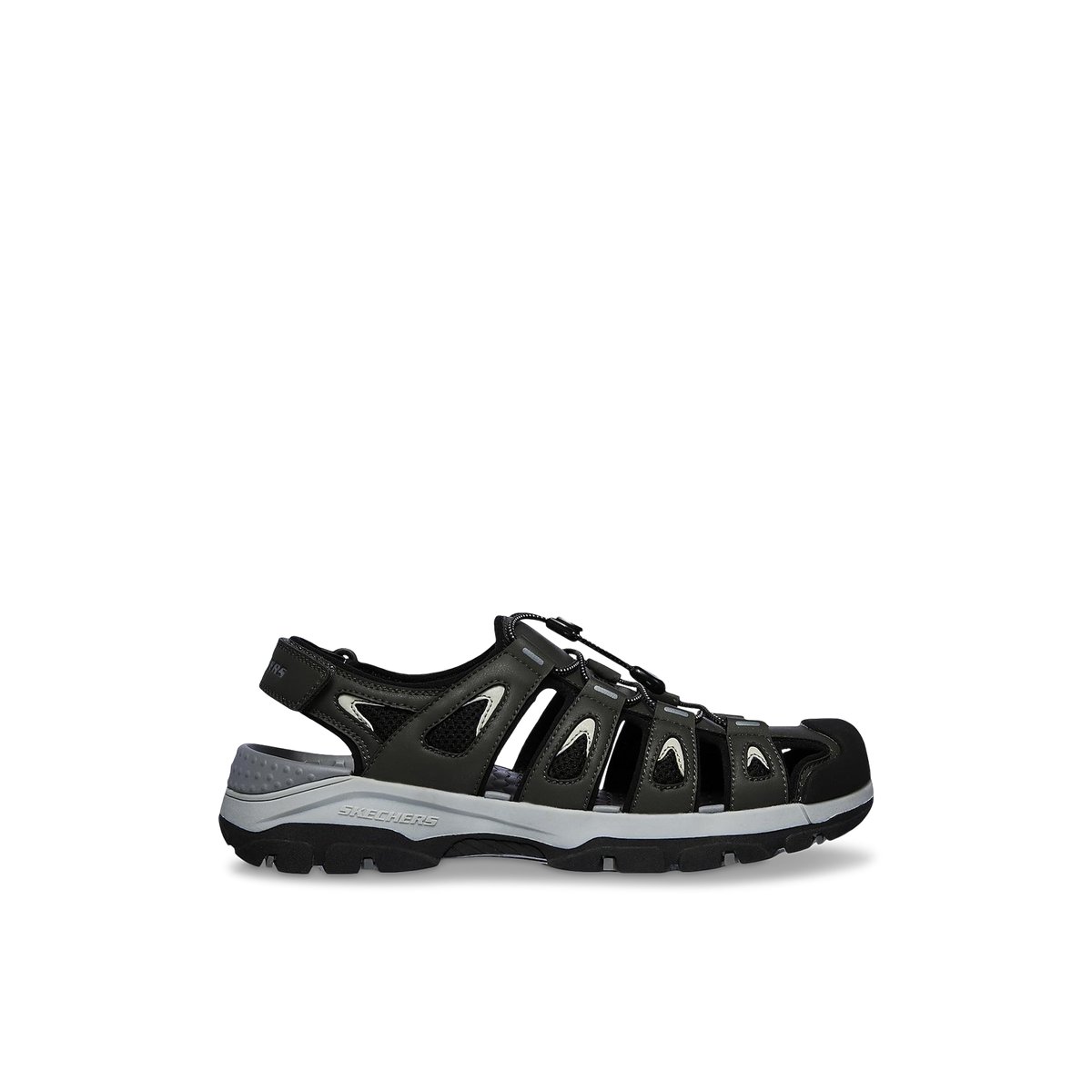 2X les points-Tresmen_outs-Sandales de pêcheur - Talon plat - Gris