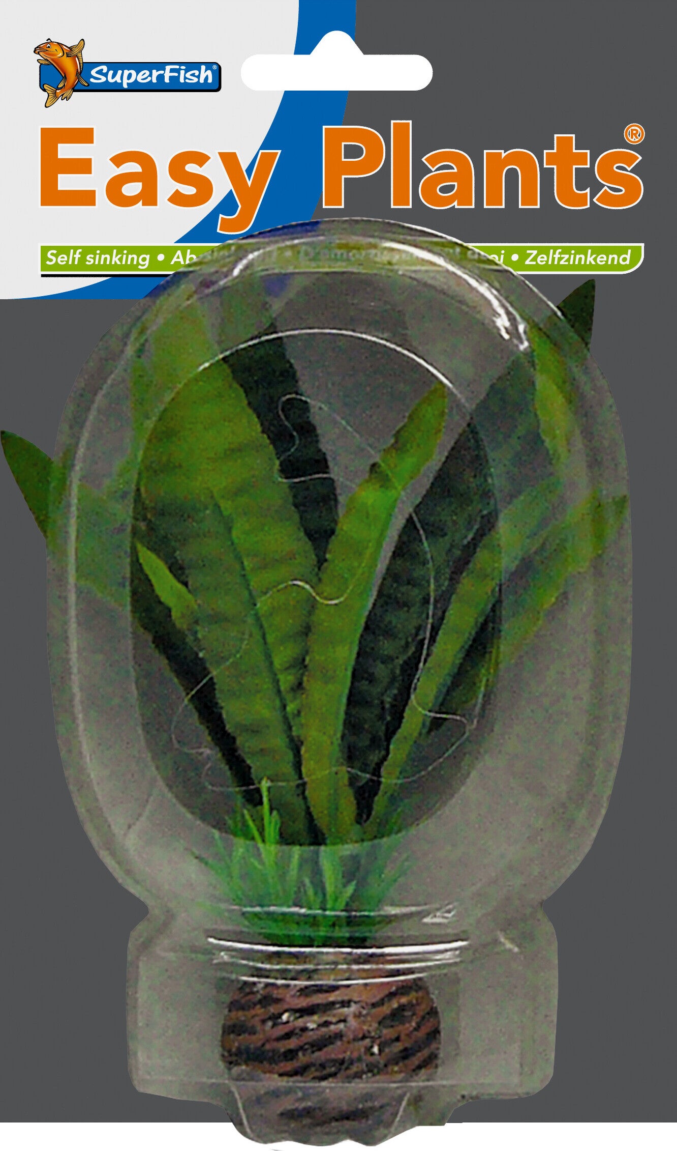 SuperFish aquarium kunstplant NR4 groen 13 cm