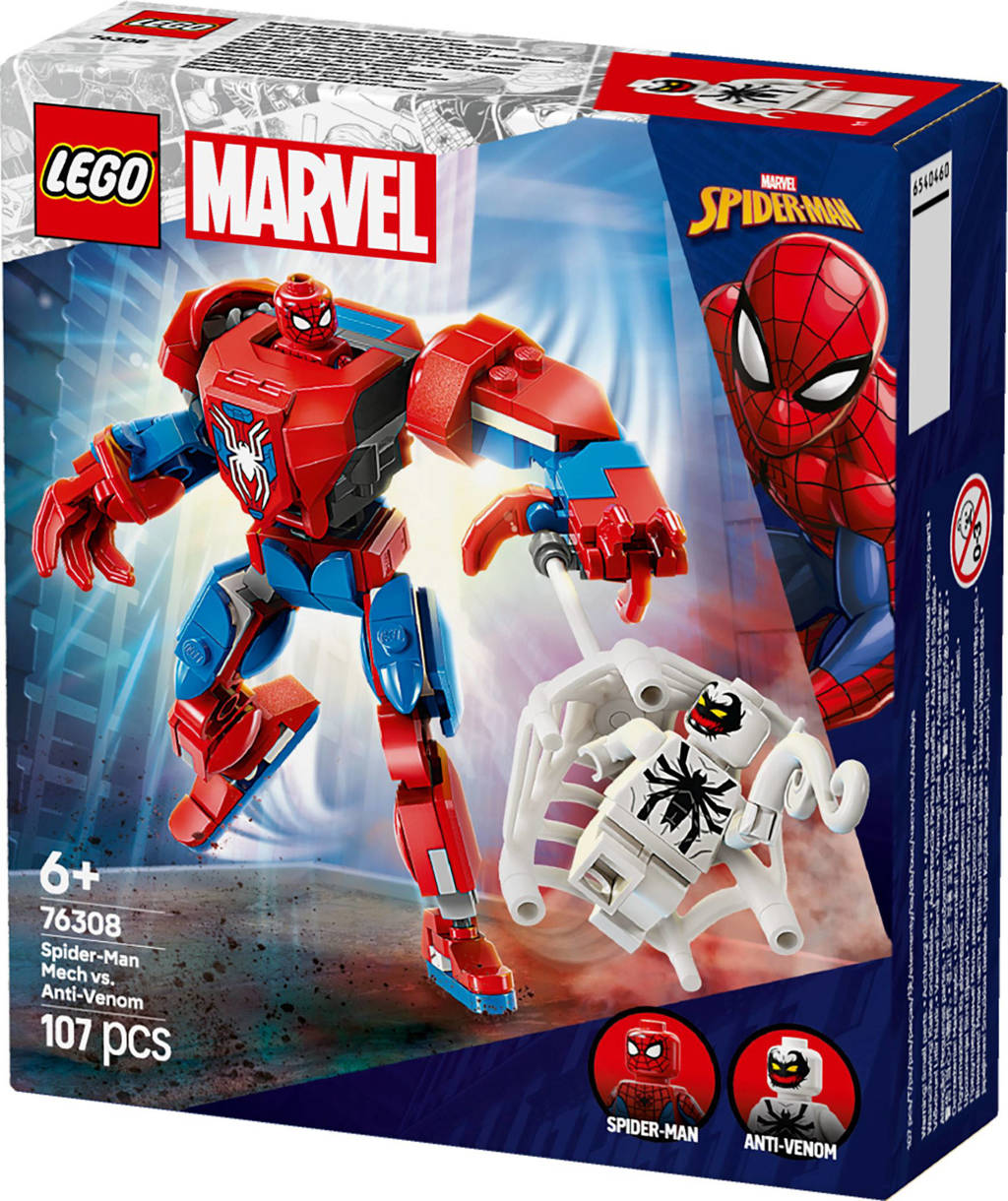 Marvel Spider-Man mecha vs. Anti-Venom bouwset 76308