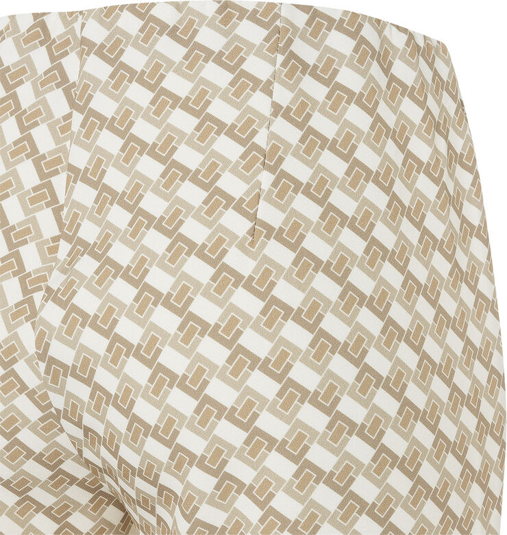 MAC Jeans ANNA Light camel printed