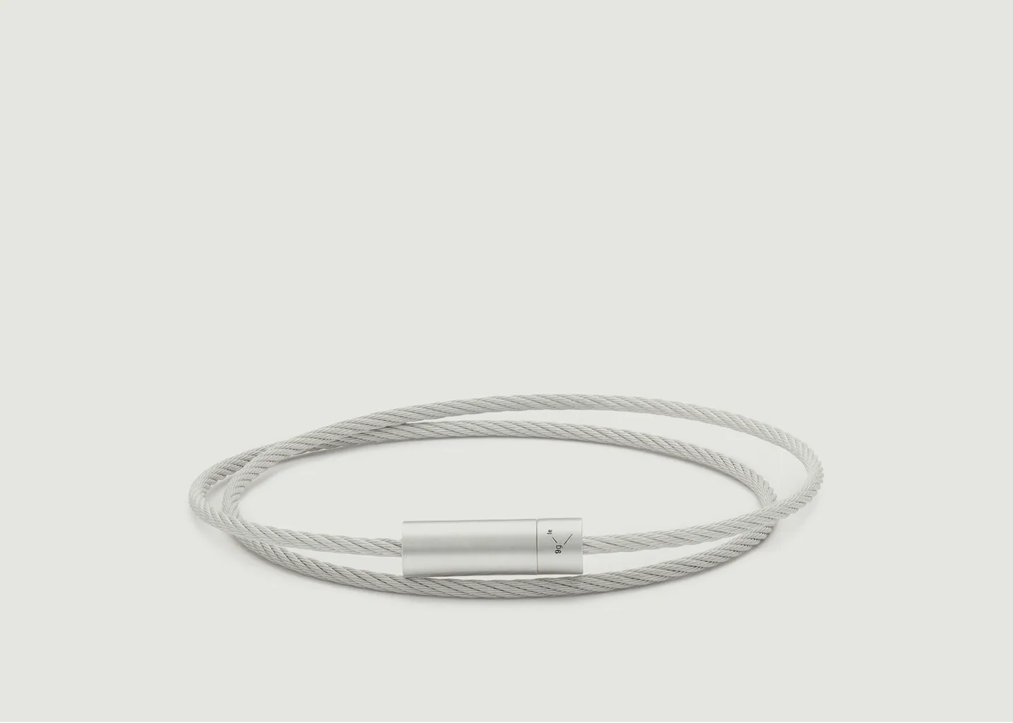 Bracelet Câble Double En Argent 925 Le Gramme