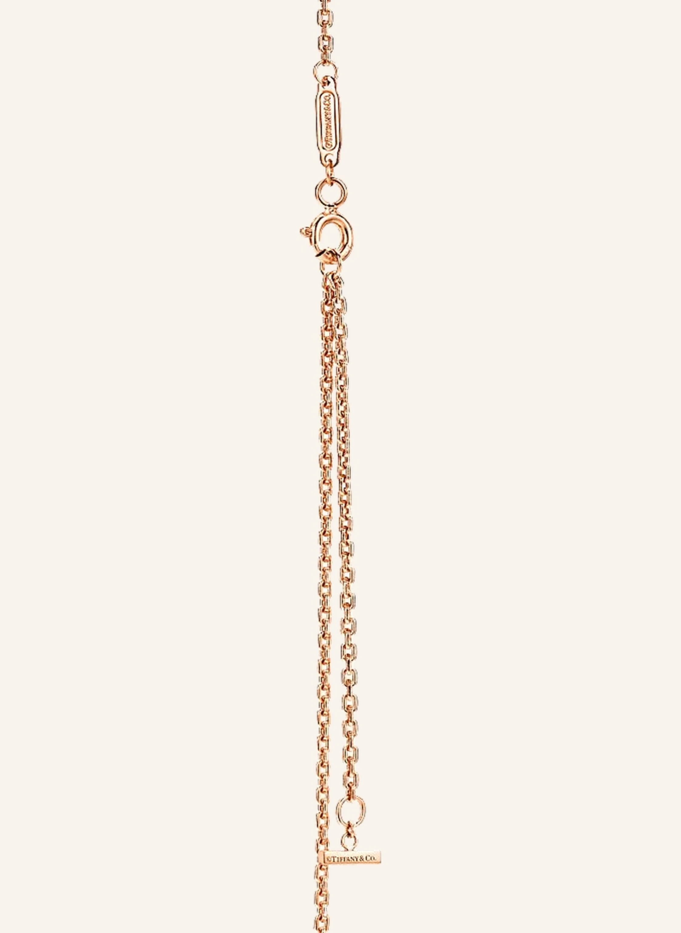 TIFFANY & Co. Tiffany T Smile Extra Large HALSKETTE aus 18 Karat Roségold