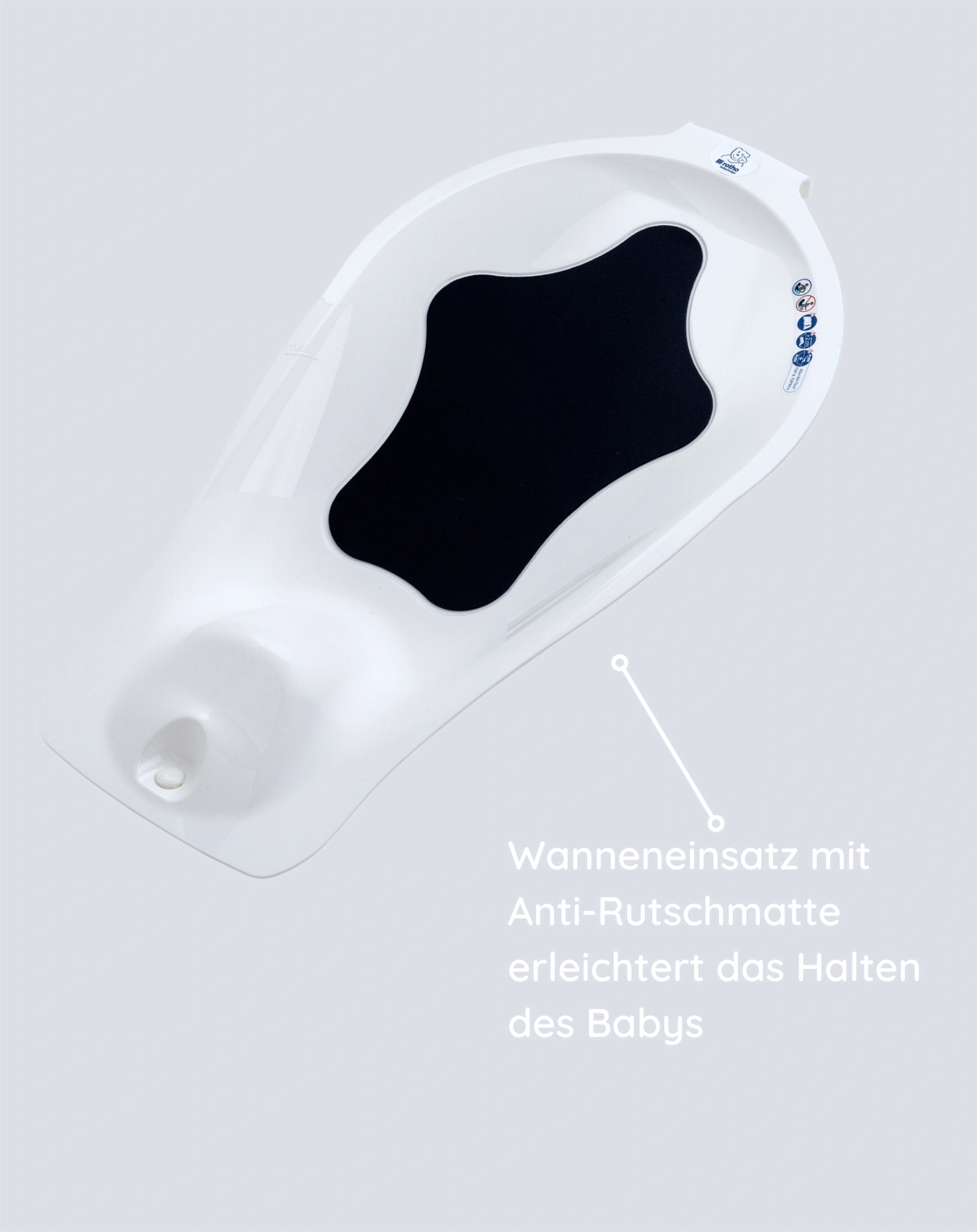 Badewanneneinsatz TOP (55,5x32) in weiß