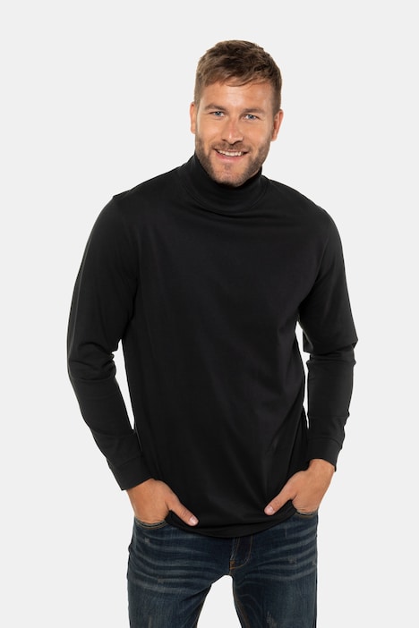 JP 1880 Rollkragen-Shirt, Basic, Jersey, lange Ärmel