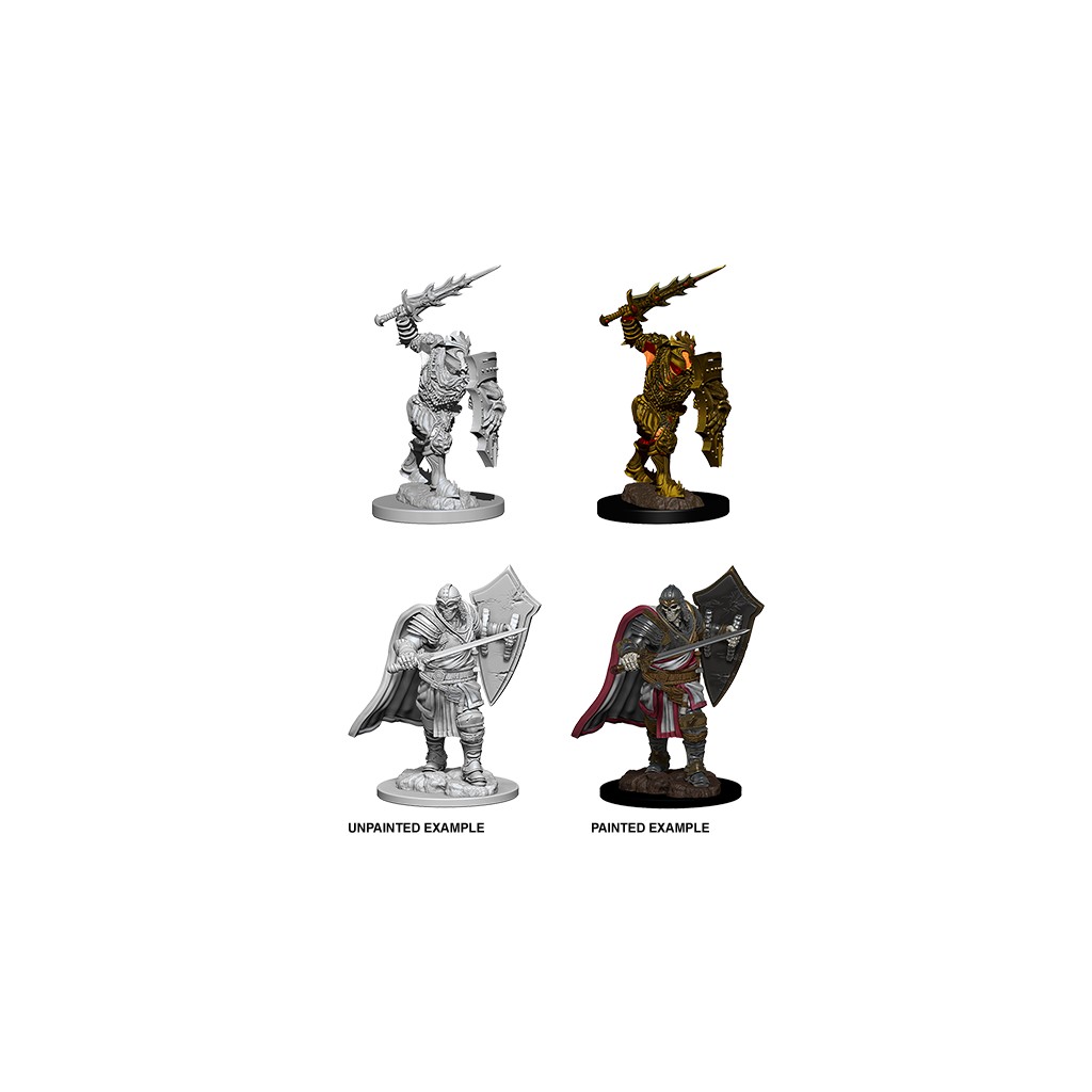 D&D Nolzur's Marvelous Unpainted Miniatures: Death Knight & Helmed Horror