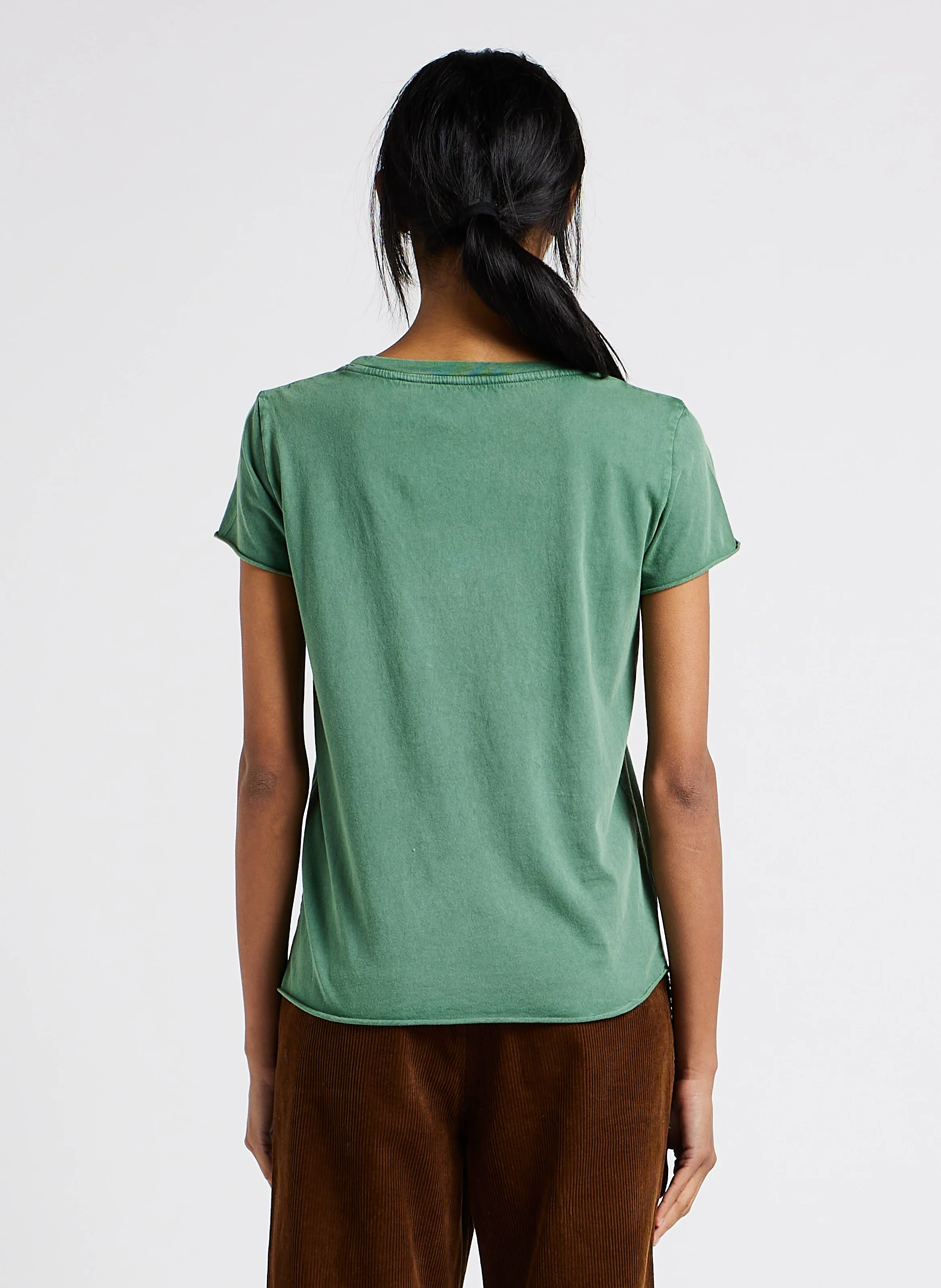 TORO - Tee-shirt col rond sérigraphié en coton bio | Vert