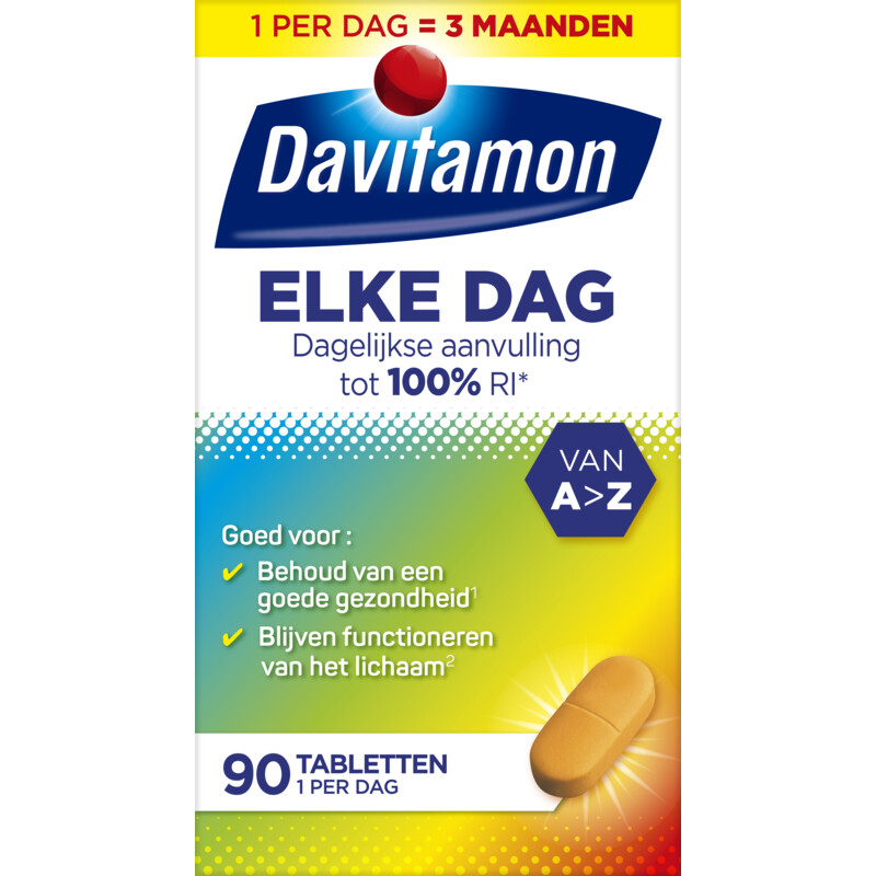 Davitamon Elke dag multivitaminen tablet