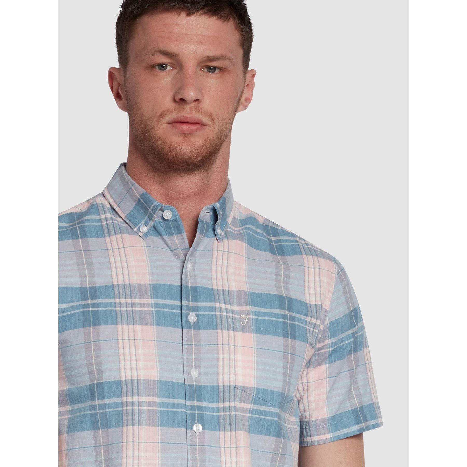 Farah Holzman Short Sleeve Check Shirt