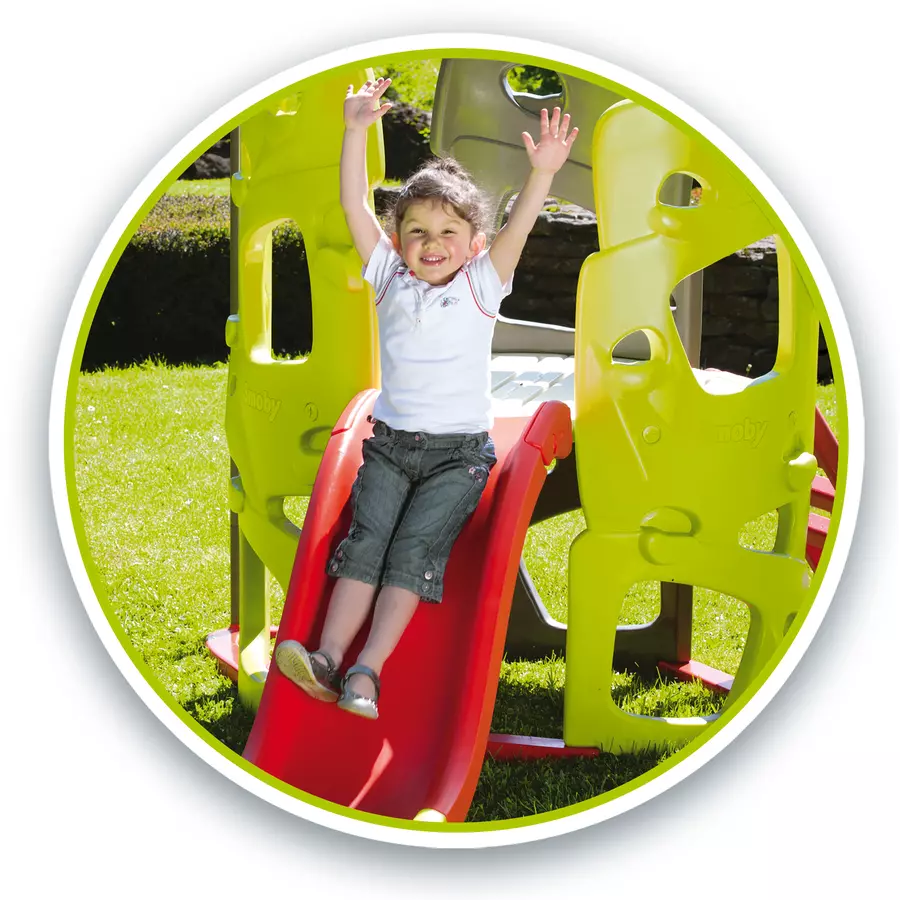 Smoby Abenteuer-Kletterturm mit Rutsche