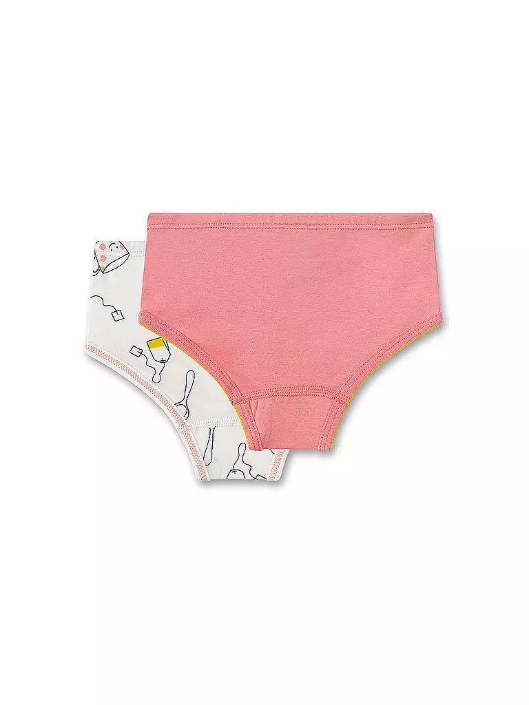 SANETTA Mädchen Pants 2er Pkg. white pebb creme