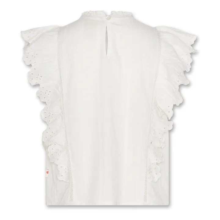 AO76 Blouse Dania Dobby | Blanc
