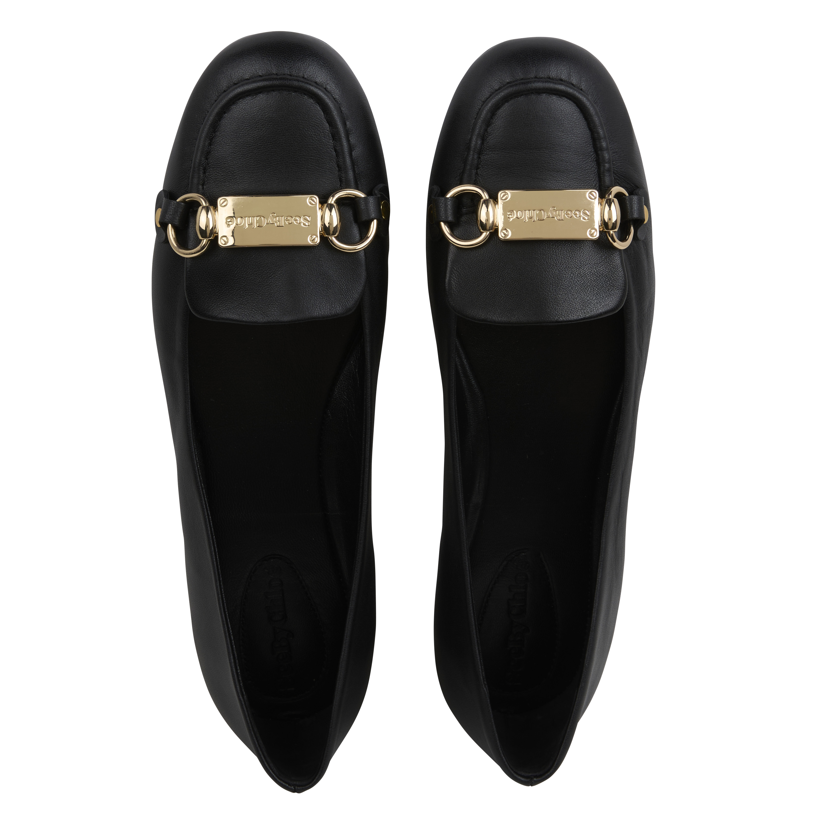 SIGNATURE 1 - Ballerines en cuir | Noir