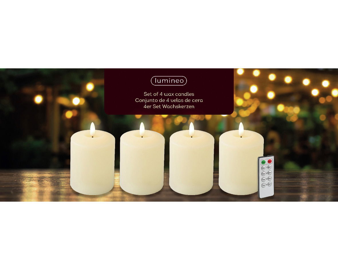 Lumineo LED Kirchenkerze