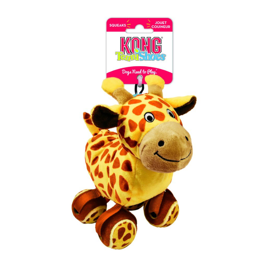 Kong Tennishoes Girafa de Pelúcia para Cães
