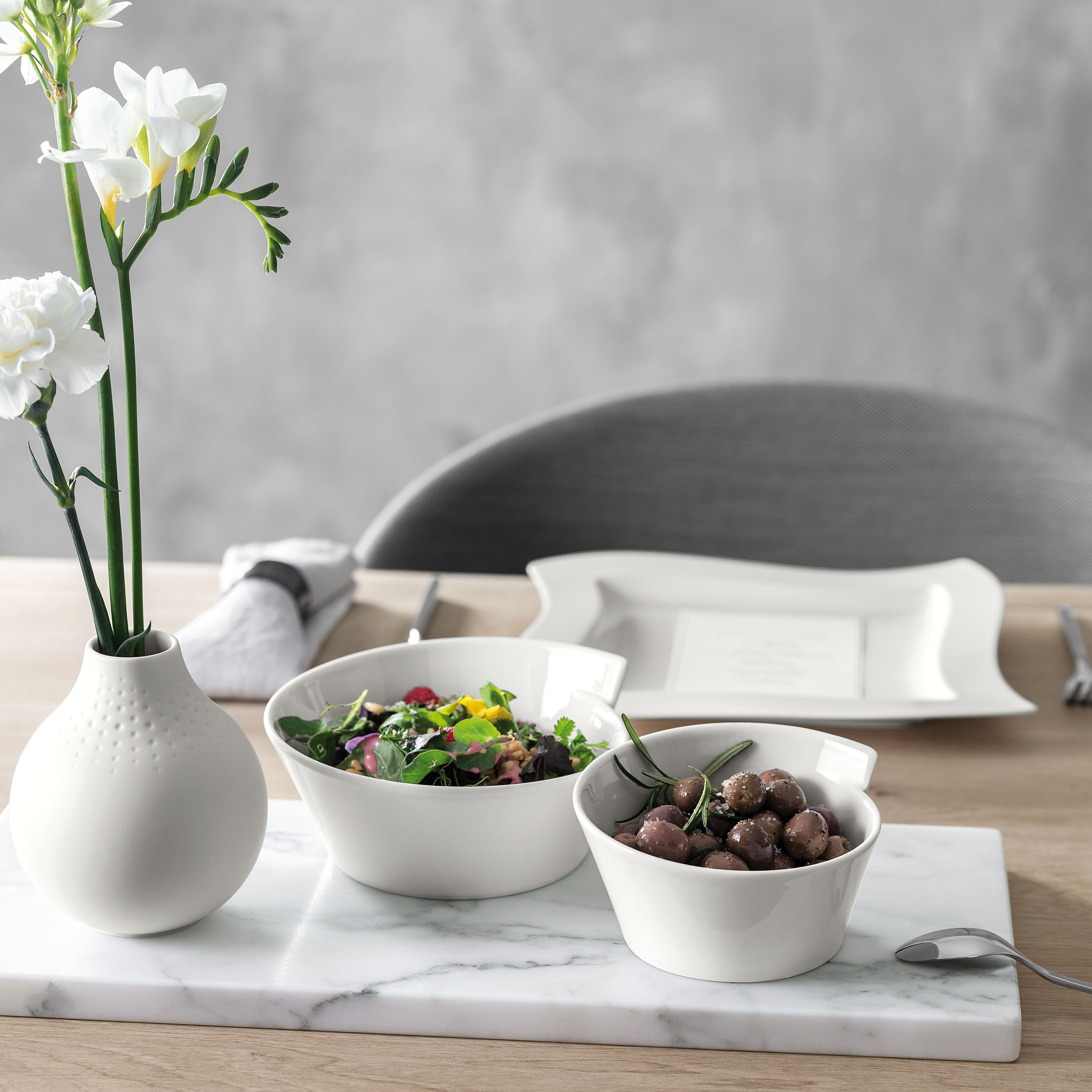 NewWave Tureen White, 84.6 oz, Premium Porcelain