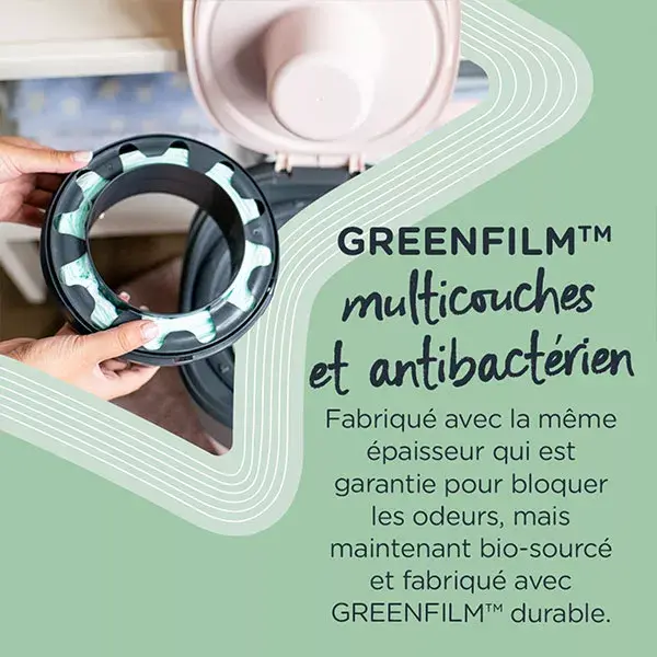 Tommee Tippee Starter Pack Twist & Click Blanc Poubelle + 12 recharges