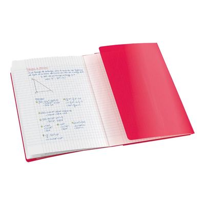 Oxford Easy Book - Cahier polypro 17 x 22 cm - 96 pages - grands carreaux (seyès) - disponible dans différentes couleurs