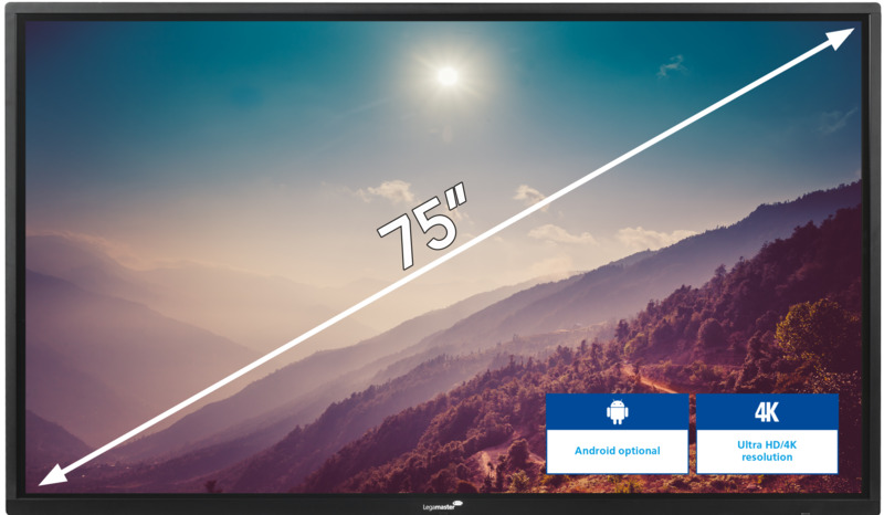 Legamaster E-Screen Touchdisplay ETX-7520 Plus, 75 '', 3840 x 2160 px