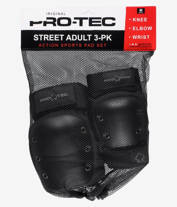 PRO-TEC Adult Street Schützer-Set (black)