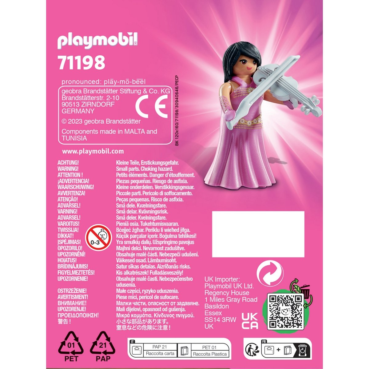 Violoniste Playmobil Playmo Friends 71198