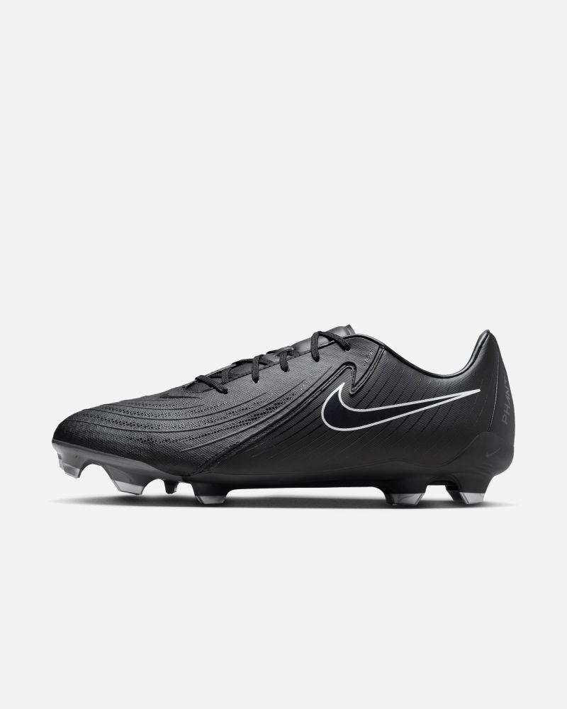 Chaussures de football Nike Phantom GX Academy FG/MG Noir & Gris pour homme