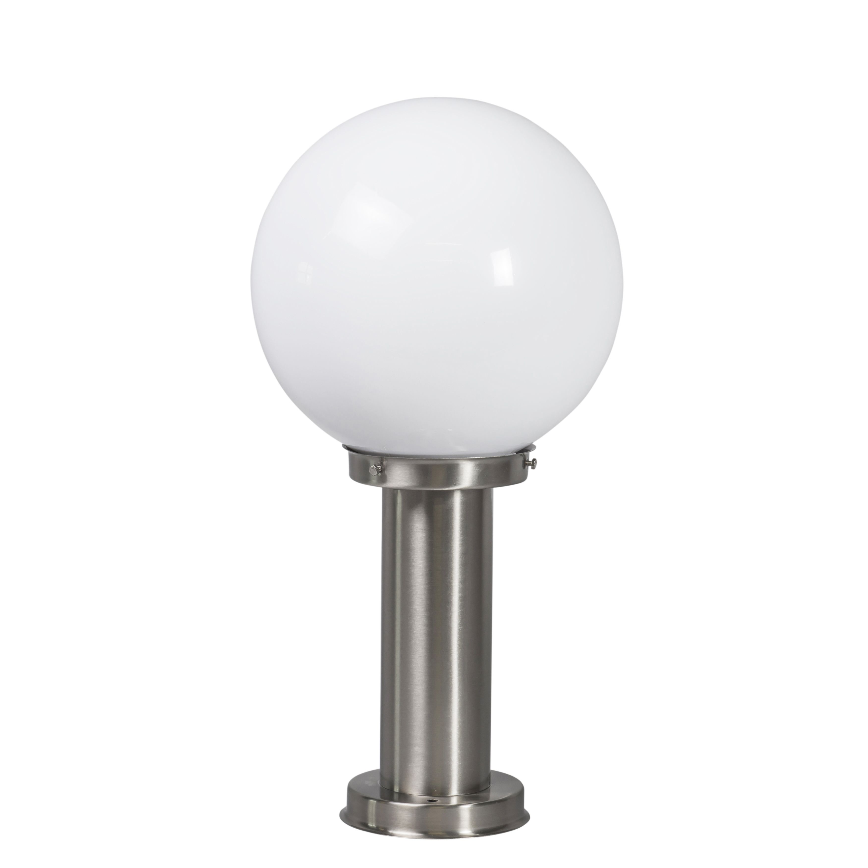 Moderne buitenlamp paal staal RVS 50 cm - Sfera