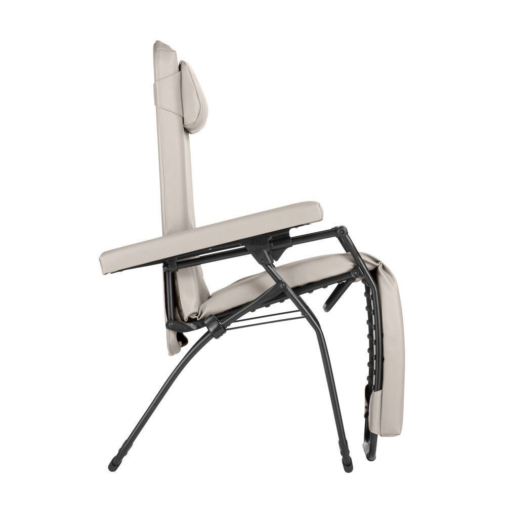 Gepolsterte Zero-Gravity-Relaxliege Oxygène Ginkgo Beige Grege