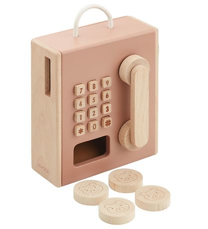 Liewood Holzspielzeug - Telefon - Rufus - Toskana Rose Multi Mix