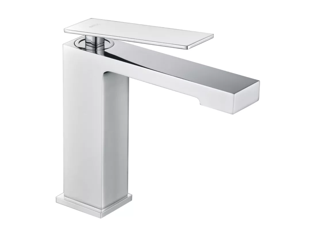 Robinet Mitigeur de Lavabo anti-calcaire Bec Bas Chrome IMEX PISA BDP048-1