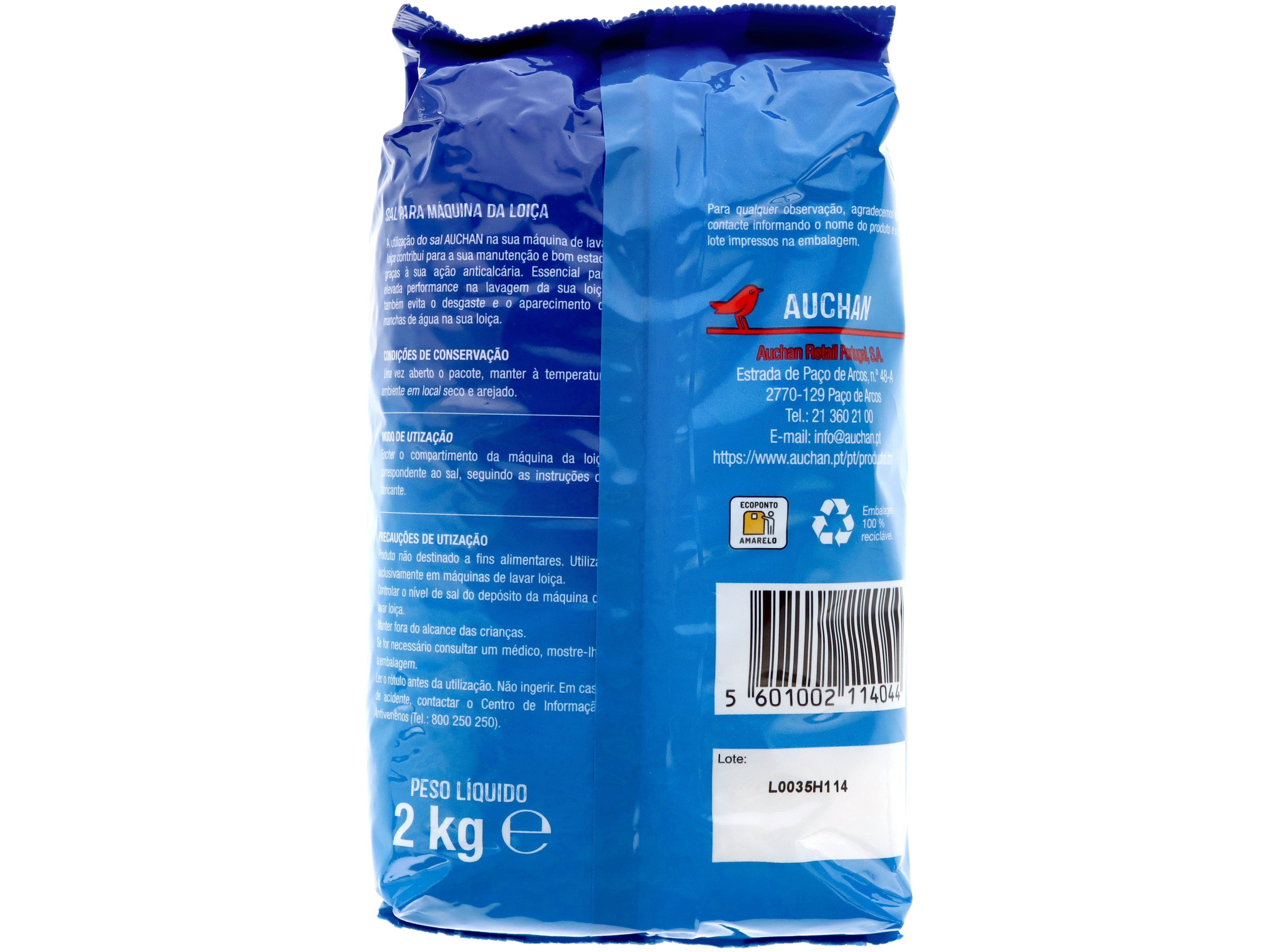 SAL AUCHAN MÁQUINA LOIÇA 2KG
