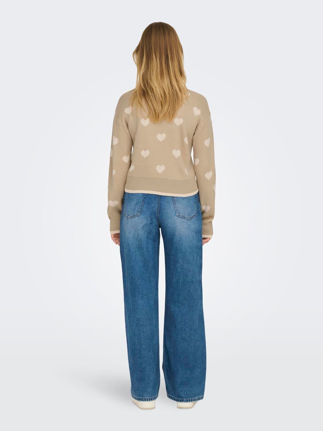 JDYROMANCE Strickpullover Crockery