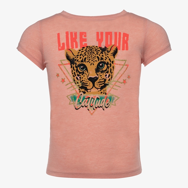 TwoDay meisjes T-shirt met tijgerkop