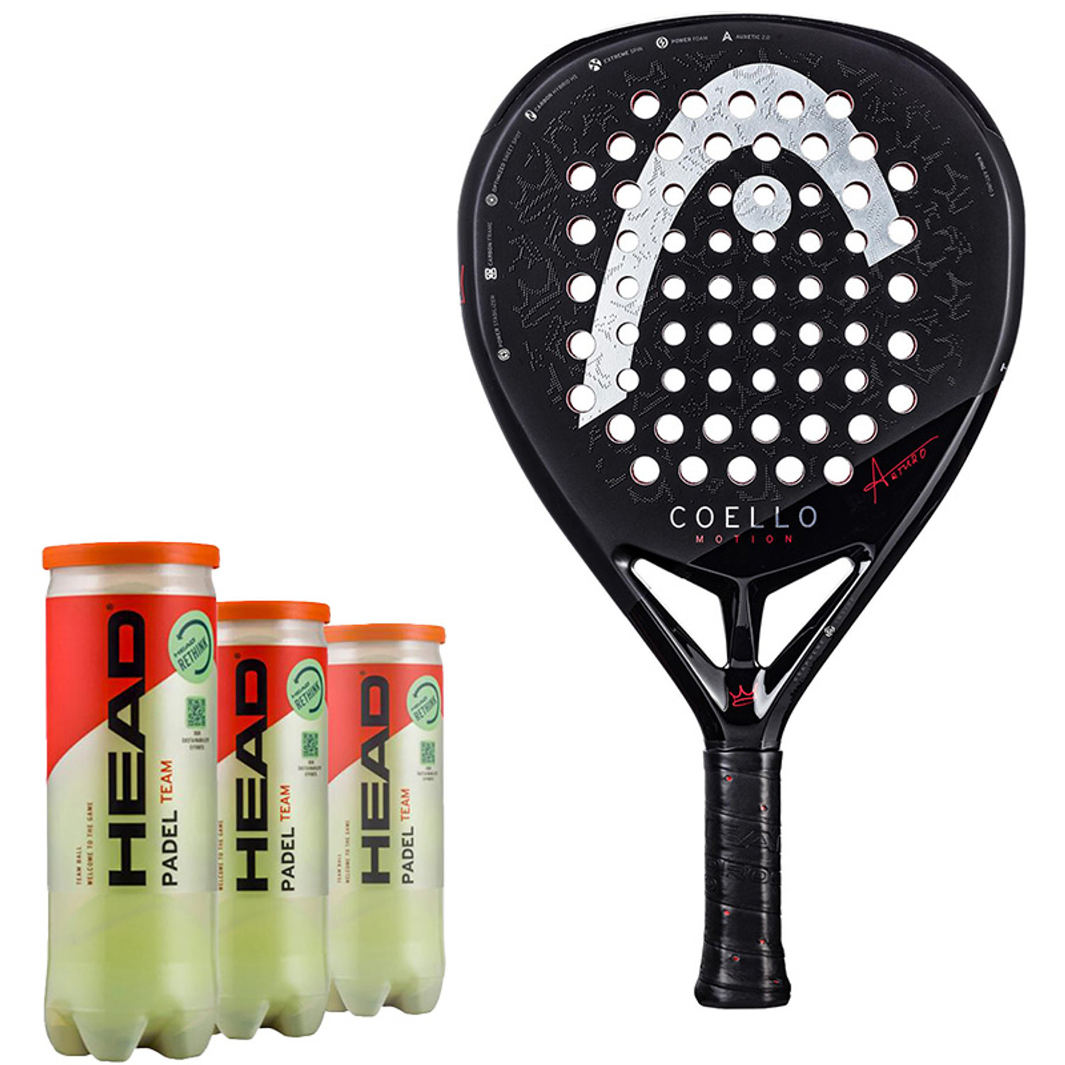 Head Racket + Balls Pack 14