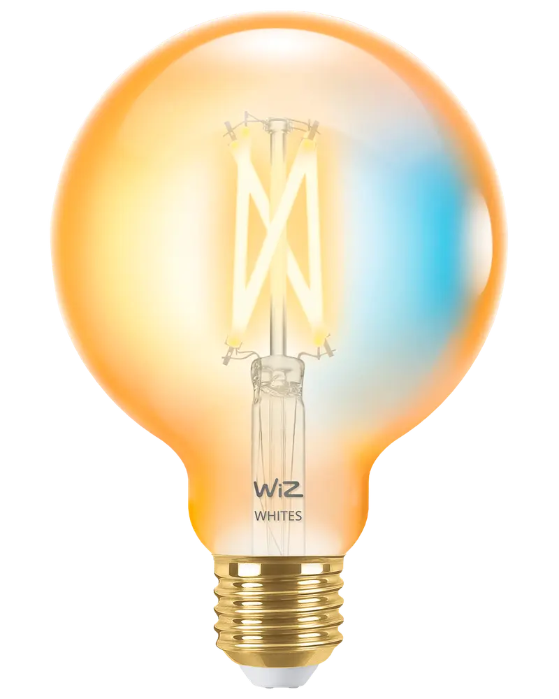Smart LED-pære 7W E27 G95 Amber