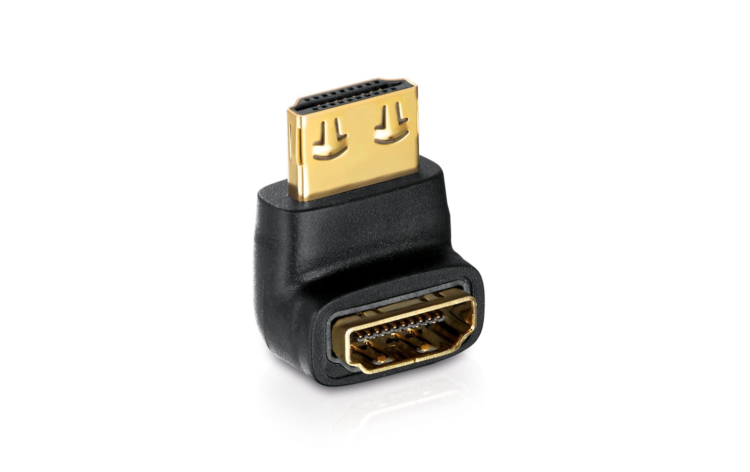 Adapter 270° HDMI - HDMI4K High Speed HDMI Winkeladapter 270° mit Ethernet Kanal