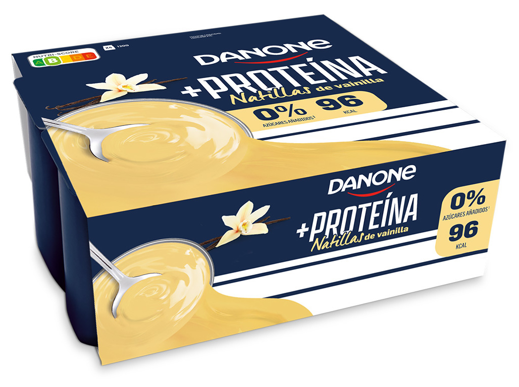 SOBREMESA DANONE PROTEÍNA BAUNILHA 4X120G