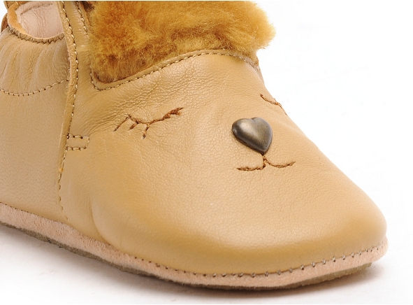 Easy peasy chaussons bebe my blublu alpaga marron
