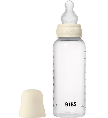 BIBS Babyflasche - 270 ml - PP/Silikon - Ivory
