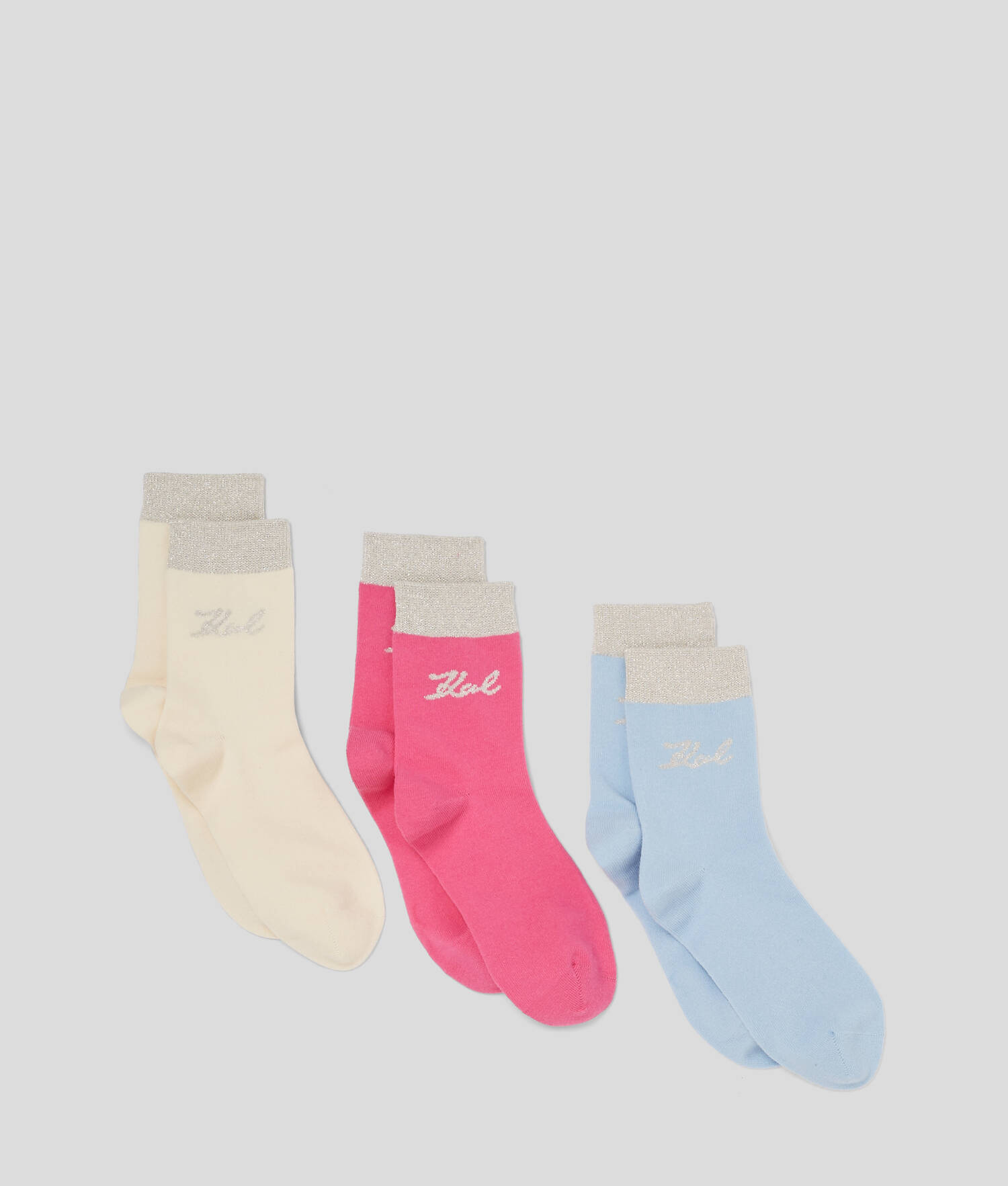 CHAUSSETTES KARL SIGNATURE – 3 PAIRES