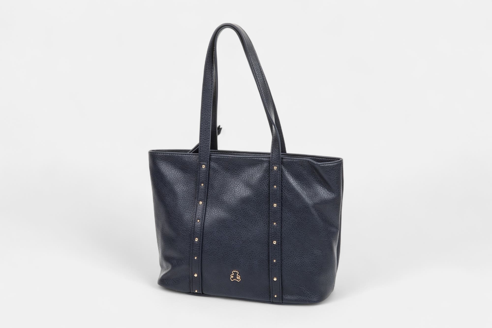 Sac de shopping bleu marine