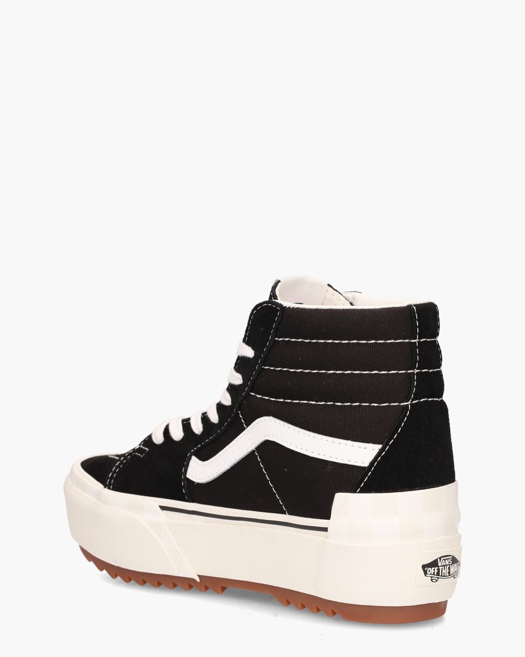 Vans SK8-Hi Stacked Suede Zwart Damessneakers