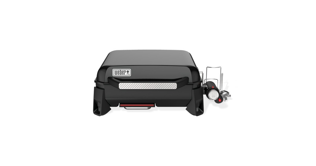 WeberSLATE GP Premium Griddle 43 cm Plancha gasbarbecue   (Zwart, Portable Griddle | anti-aanbaklaag | verstelbare poten | 260 °C en hoger)