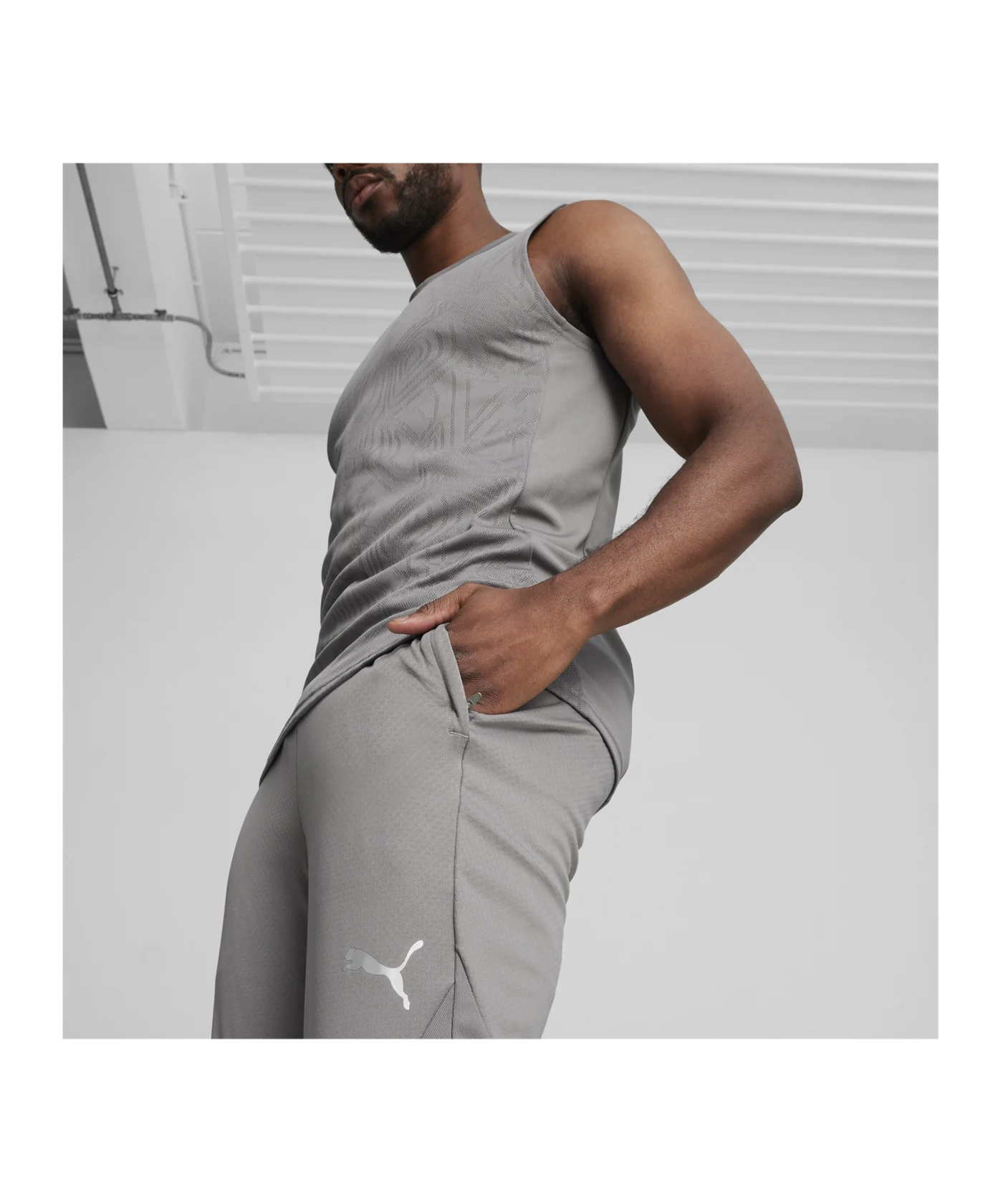 PUMA teamFINAL Trainingshose Grau F13