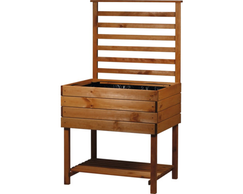 Trellisbevestiging dobar Kubus 78 x 5 x 78 cm lichtbruin