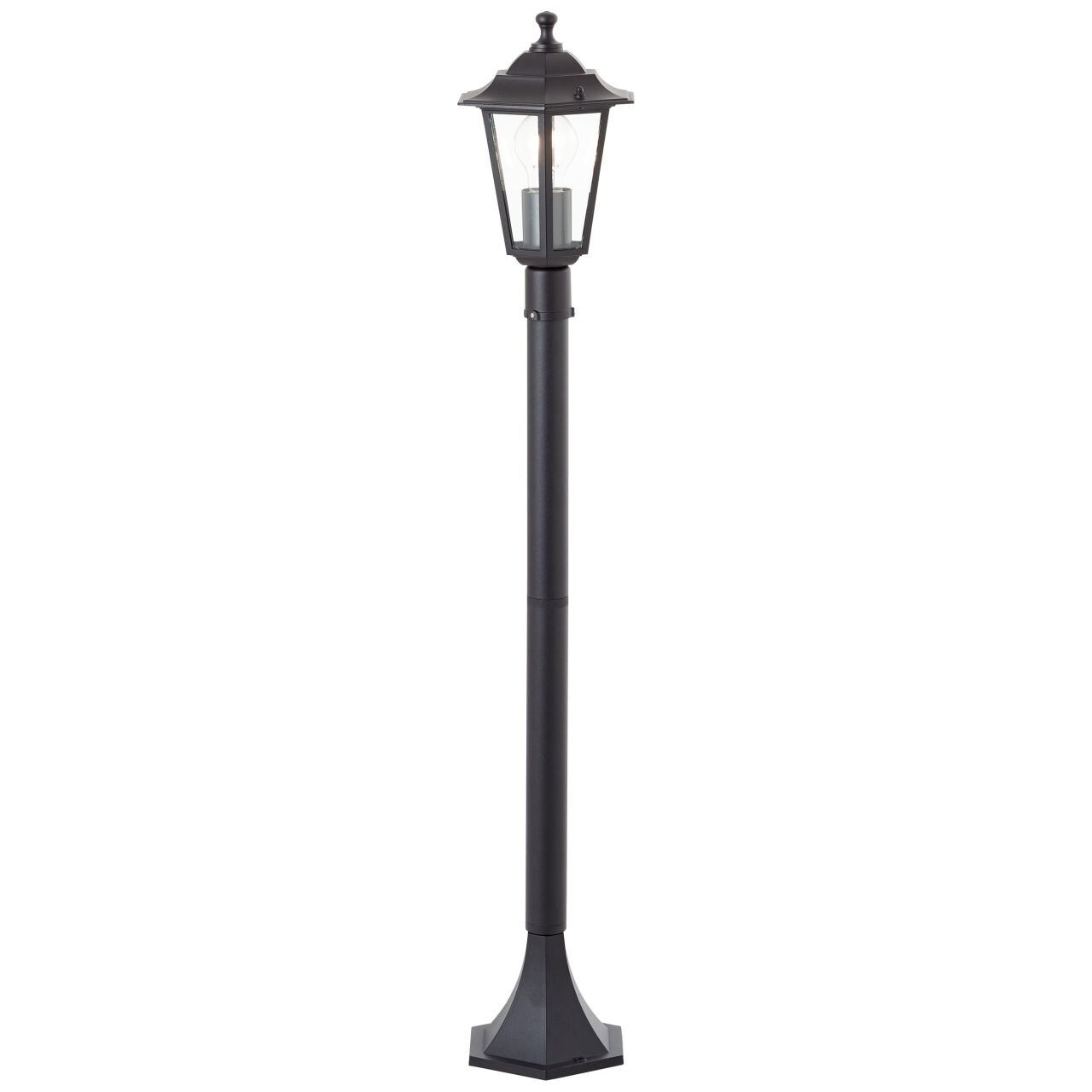 BRILLIANT Carleen Außenstandleuchte 100cm schwarz | 1x A60, E27, 60W, geeignet für Normallampen (nicht enthalten)